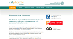 Desktop Screenshot of cstpharma.co.uk